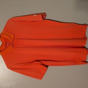Adidas Men's Vibrant Orange Polo‎ Golf Size Large